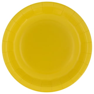 383937-20pk-round-plates-coloured-yellow