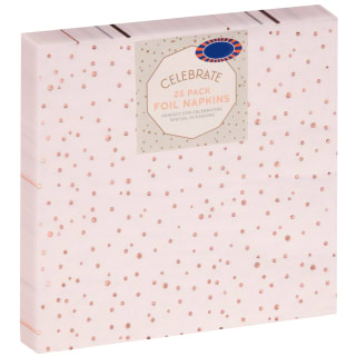 Foil Celebration Napkins 25pk