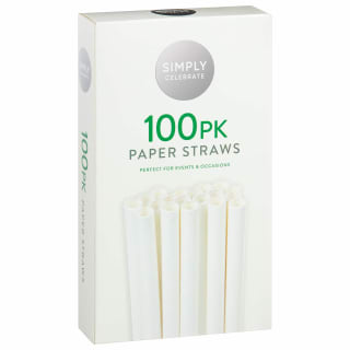 Eco Paper Straws 100pk