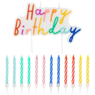 Happy Birthday Candle Set