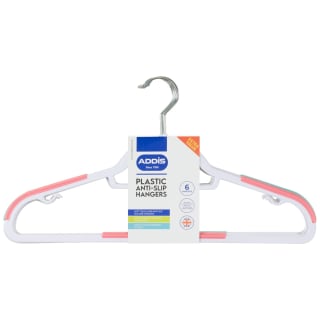Addis Non-Slip Hangers 6pk - Multicolour