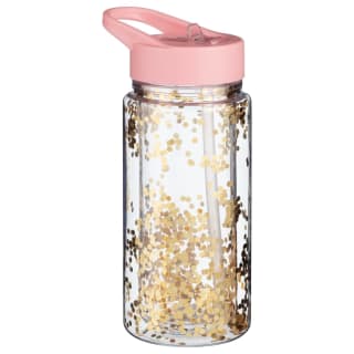 Glitter Filled Water Bottle 260ml - Gold