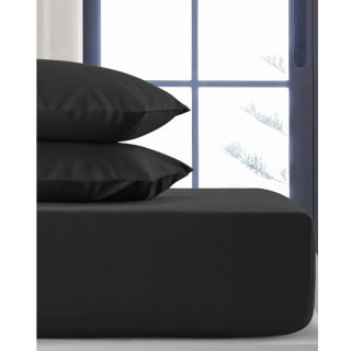 Silentnight Black Double Fitted Sheet