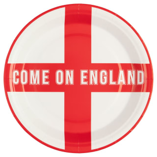 England Paper Plates 20pk - White