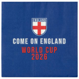 England Paper Napkins 40pk - Blue