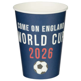 England Paper Cups 20pk - Blue