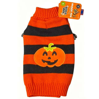 Pumpkin Halloween Dog Outfit - Small