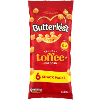 Butterkist Crunchy Toffee Popcorn 6pk