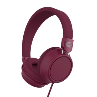 Goodmans Wired Luxe Headphones - Red