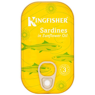 Kingfisher Sardines in Sunflower Oil 145g