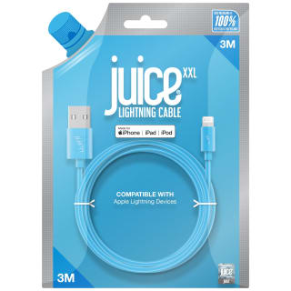 Juice Lightning Cable 3m - Aqua