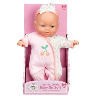Baby Boutique Doll Soft & Cuddly - Cherry