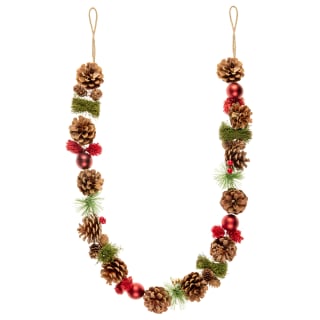 Traditional Christmas Garland - Red