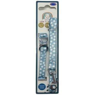 Puppy Collar & Lead Set - Blue