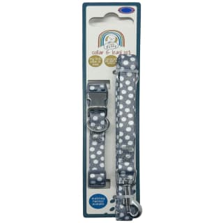 Puppy Collar & Lead Set - Grey