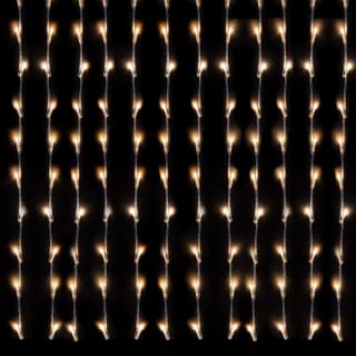 Cascading Waterfall Curtain LED Lights 240pk - Warm White