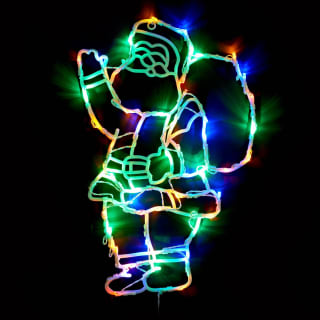 Santa Indoor Silhouette Light - Multicolour