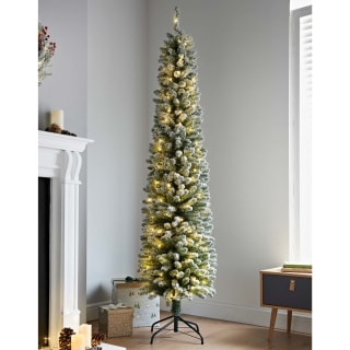 Pre-Lit Slim Suffolk Christmas Tree 7ft