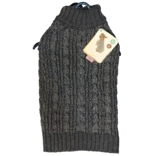 Medium Reflective Dog Jumper - Grey