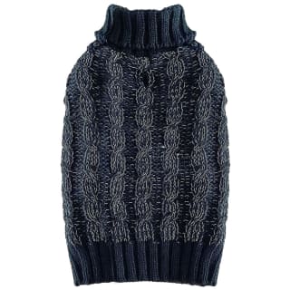 Large Reflective Dog Jumper - Black