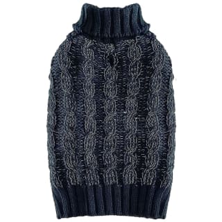 Small Reflective Dog Jumper - Black