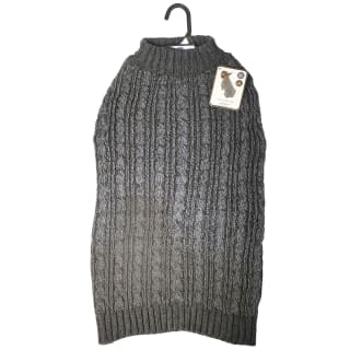 Extra Large Reflective Dog Jumper - Grey