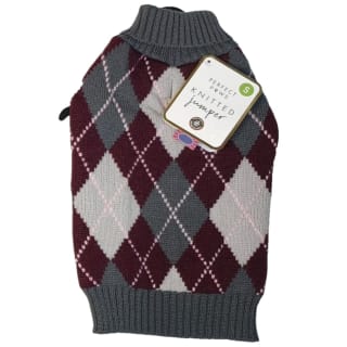 Perfect Paws Dog Jumper Small - Burgundy