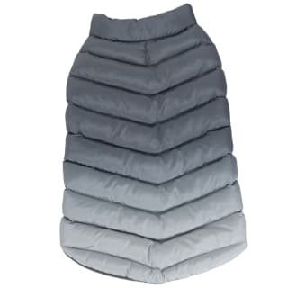 Extra Large Reversible Dog Puffa - Black & Grey