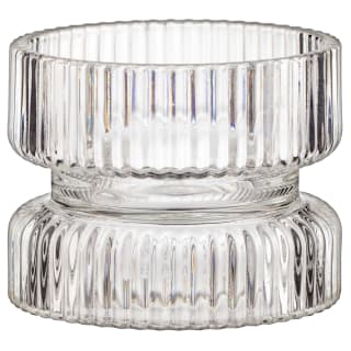 Glass Pillar Tealight Holder - Clear