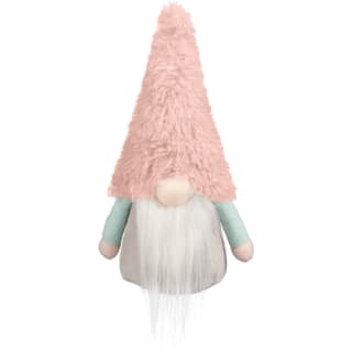Mini Gonk with Fur Hat 17cm - Pink