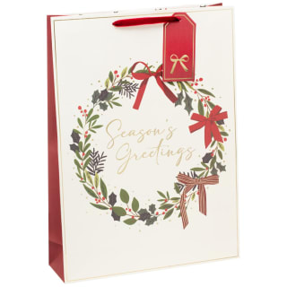 Timeless Traditions Extra Large Gift Bag - Season's Greetings
