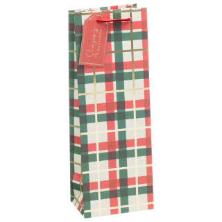 Timeless Traditions Christmas Bottle Bag - White