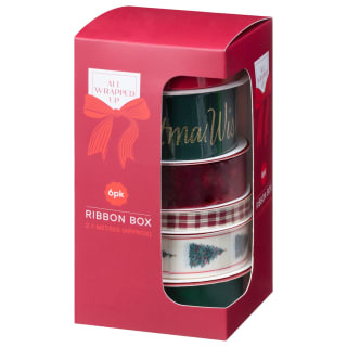 Festive Folklore Ribbon Box 6pk