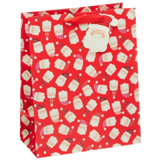 Kids' Large Christmas Gift Bag - Red Santa