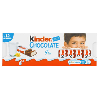 Kinder Chocolate Bar 12pk