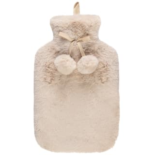 Fur Hot Water Bottle 1.7L - Natural