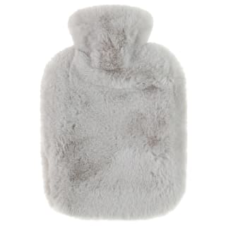 Hot Water Bottle with Zipper - Grey