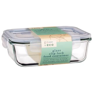 Large Eco Glass Clip Lock Food Container