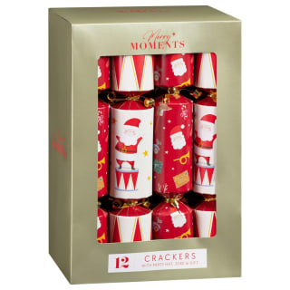 Merry Moments Christmas Crackers 12 x 11&quot; - Santa