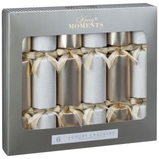 Merry Moments Luxury Crackers 6pk - Champagne