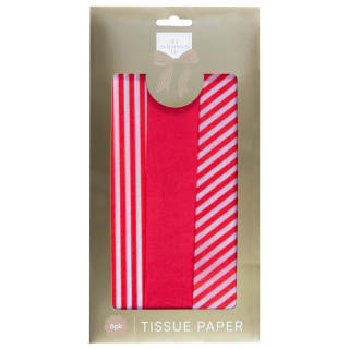 All Wrapped Up Tissue Paper 6pk - Striped