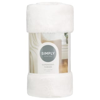 Simply Everyday Super Soft Throw - Cream