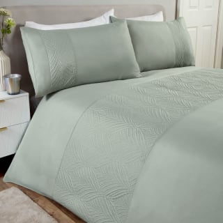 Pinsonic King Duvet Set - Sage