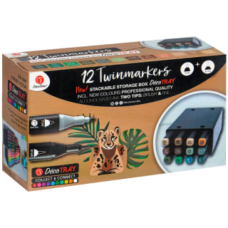 Twinmarkers 12pk - Browns