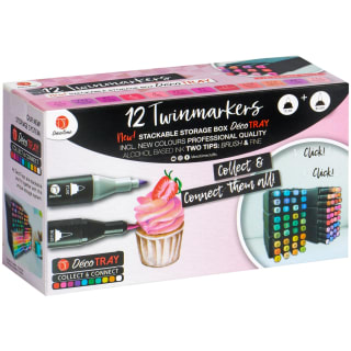 Twinmarkers 12pk - Pinks