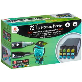 Twinmarkers 12pk - Greens