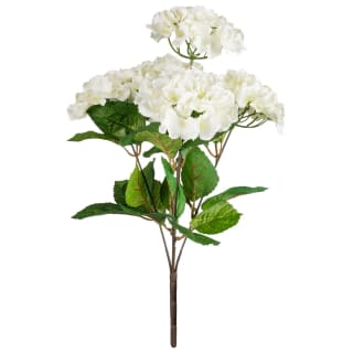 Hydrangea Artificial Flower Bunch - White
