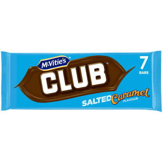 McVitie's Club Salted Caramel Biscuits 7pk