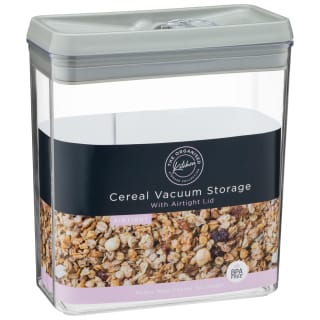 Cereal Vacuum Storage Container - Grey
