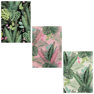 Mini Fashion Notebooks 3pk - Palm Leaves